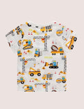 Engineering Vehicle Printed T-shirt - Mini Taylor