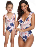 Flamingo Printed Family Matching Swim Suit - Bebehanna