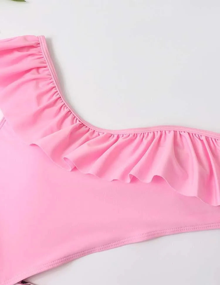 Flamingo Striped Family Matching Swimsuit - Mini Taylor