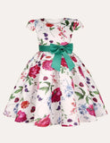 Floral Bow Party Dress - Mini Taylor