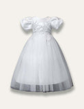 Floral Elegant Princess Party Tulle Dress - Bebehanna