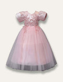 Floral Elegant Princess Party Tulle Dress - Bebehanna