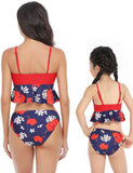 Floral Ruffled Family Matching Swim Suit - Bebehanna