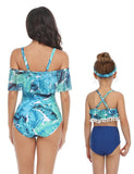 Flower Printed Tulle Family Matching Swim Suit - Bebehanna