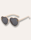 Heart Frame Little Bee Sunglasses - Bebehanna