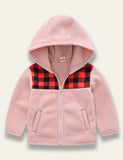 Leopard Patchwork Polar Fleece Coat - Bebehanna