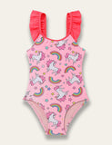 Lovely Unicorn Print Swimsuit - Bebehanna