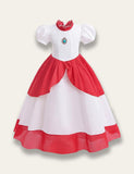 Mario Princess Peach Cute Party Dress - Bebehanna