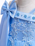 One-shoulder Bow Tulle Party Dress - Bebehanna