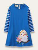 Owl Appliqué Dress