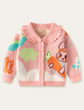Rabbit with Carrot Sweater Cardigan - Mini Taylor