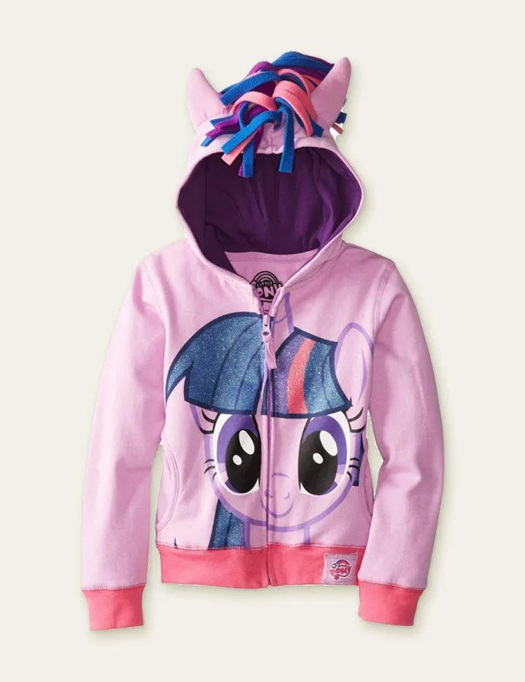 Rainbow Unicorn Wings Hooded Zip Jacket - Mini Taylor