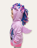 Rainbow Unicorn Wings Hooded Zip Jacket - Mini Taylor