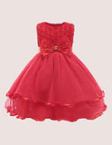 Rose Mesh Party Dress - Mini Taylor