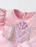 Shiny Rapunzel Tulle Party Dress - Bebehanna
