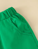 St. Patrick's Day Four Leaf Clover Shirt Set - Bebehanna