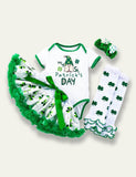 St. Patrick's Day Short Sleeve Romper - Bebehanna