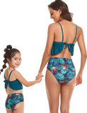 Tropical Parrot Printed Family Matching Swim Suit - Bebehanna