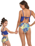 Tropical Parrot Printed Family Matching Swim Suit - Bebehanna