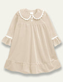 Velvet Long Sleeve Princess Dress - Bebehanna
