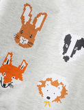 Animal Friends Printed Sweatshirt - Bebehanna