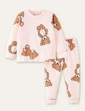 Bear Full Printed Pajamas Set - Bebehanna