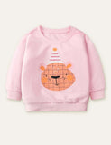 Birthday Bear Printed Sweatshirt - Bebehanna