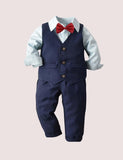 Bow Tie Vest Suit - Bebehanna