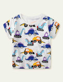 Boys' Cartoon Knitted T-shirt - Bebehanna