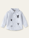 Cactus Embroidered Long Sleeve Shirt - Bebehanna