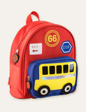 Cartoon Bus Schoolbag Backpack - Bebehanna