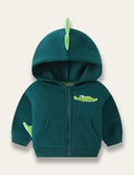 Cartoon Crocodile Fleece Coat