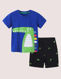 Cartoon Crocodile T-shirt Set