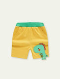 Cartoon Dinosaur Knitted Shorts - Bebehanna