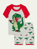 Cartoon Dinosaur Print Pajamas - Bebehanna