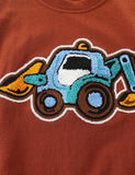 Cartoon Excavator Sweatshirt - Bebehanna