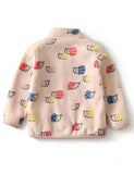 Cartoon Print Polar Fleece Jacket - Bebehanna