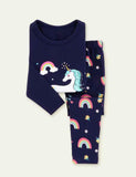 Cartoon Shark Printed Pajamas - Bebehanna