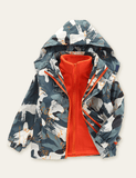 Children's Full Printed 3-in-1 Zipper Jacket