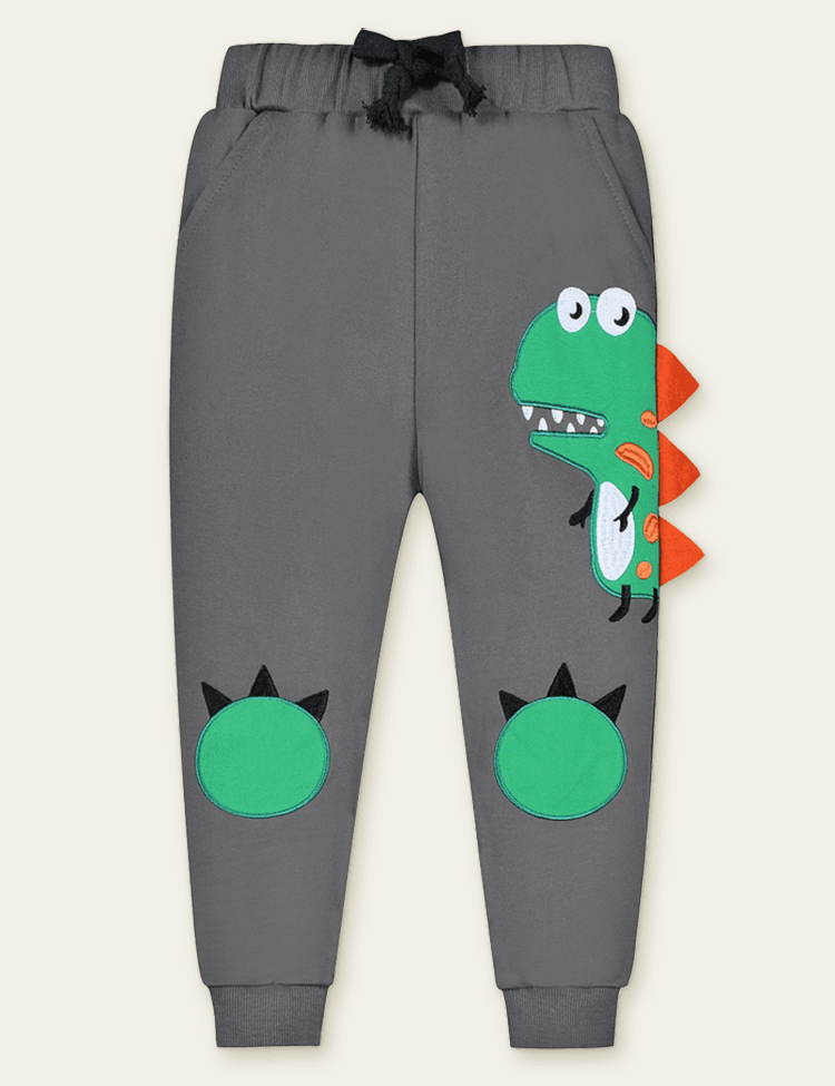Color Cartoon Printed Sweatpants - Bebehanna