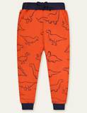 Color Cartoon Printed Sweatpants - Bebehanna