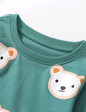 Cute Bear Printed Sweatshirt - Bebehanna