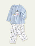 Cute Cartoon Printed Long-Sleeved Cotton pajamas - Bebehanna