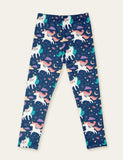 Cute Floral Animal Full Printed Leggings - Bebehanna