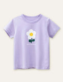 Cute Flowers Printed T-shirt - Bebehanna