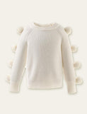 Cute Pom Pom Sweater - Bebehanna