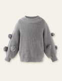 Cute Pom Pom Sweater - Bebehanna