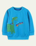 Dinosaur Appliqué Sweater - Bebehanna