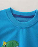 Dinosaur Appliqué Sweater - Bebehanna