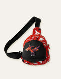 Dinosaur Cartoon Printed Crossbody Bag - Bebehanna